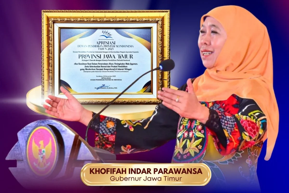 Khofifah Tegaskan "Jatim Cerdas" Jadi Barometer Pendidikan Nasional