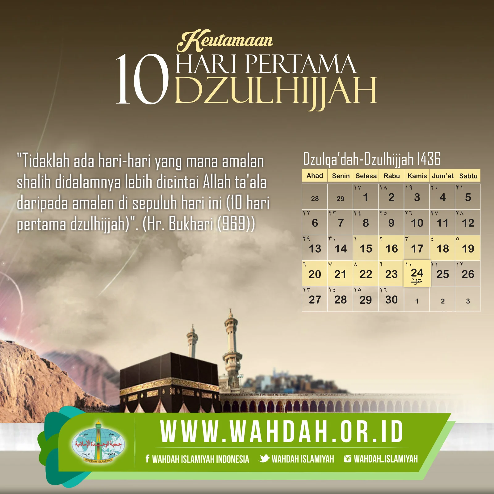 Khotbah Jumat Pertama Zulhijjah: Keutamaan 10 Hari Awal Bulan Haji