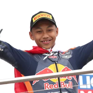 Kiandra Ramadhipa Dorong Yogyakarta Bangun Sirkuit Permanen Usai Kemenangan di MotoGP Rookies Cup