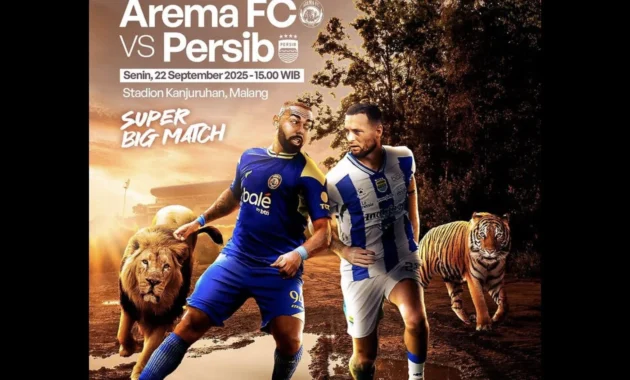 Kick-off Laga Persib vs Arema FC Resmi Berubah: Alasan Teknis dan Logistik Menguasai Keputusan