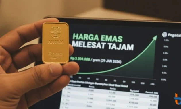 Kilau Emas Antam Kembali Lagi, Melesat Rp30 Ribu di Awal Pekan