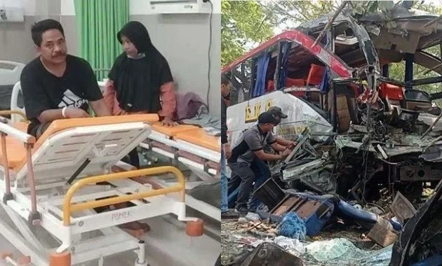 Kisah Pasutri Selamat dari Kecelakaan Maut di Muratara: Bus Bermasalah Mulai Radiator Kering Hingga Oli Berceceran