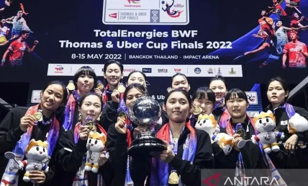 Korea Selatan Tegaskan Dominasi dengan Juara Uber Cup Korea Selatan Tegaskan Dominasi dengan Juara Uber Cup