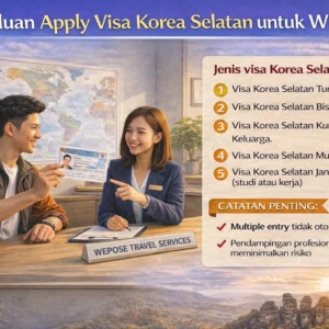 Korea Selatan Terapkan Visa Bebas Sementara untuk Wisatawan Indonesia