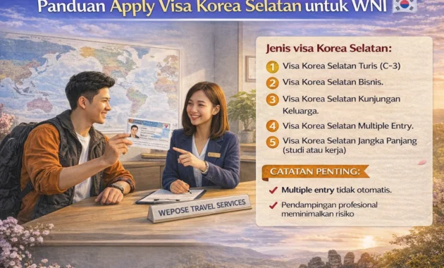 Korea Selatan Terapkan Visa Bebas Sementara untuk Wisatawan Indonesia