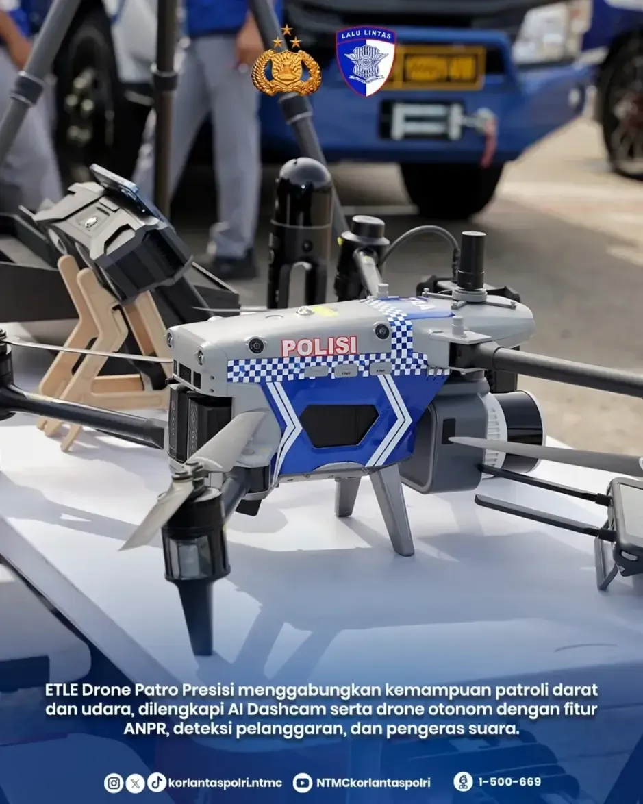 Korlantas Luncurkan SIM Digital dan ETLE Drone Berbasis Face Recognition untuk Tilang Elektronik