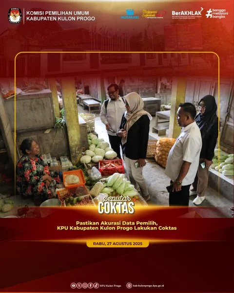KPU Jakarta Barat Lakukan Coktas untuk Perbaharui Data Pemilih