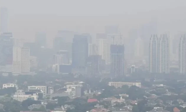 Kualitas Udara Jakarta Catat Rekor Terburuk di Dunia pada Pagi Minggu