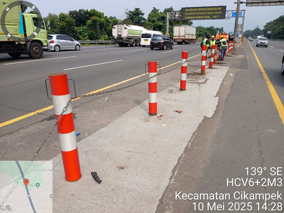 Lalu Lintas Normal, Contraflow KM 55‑KM 65 Arah Cikatama Dihentikan