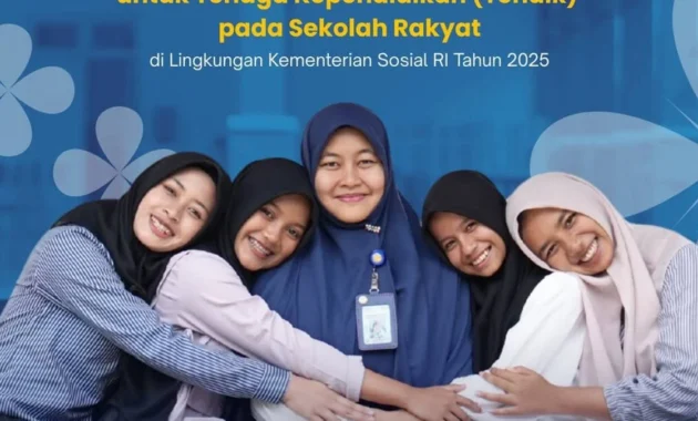 Lowongan 8.000 Guru dan Tenaga Kependidikan Sekolah Rakyat Dibuka Tahun Ini, Cek Ketentuannya Lowongan 8.000 Guru dan Tenaga Kependidikan Sekolah Rakyat Dibuka Tahun Ini, Cek Ketentuannya