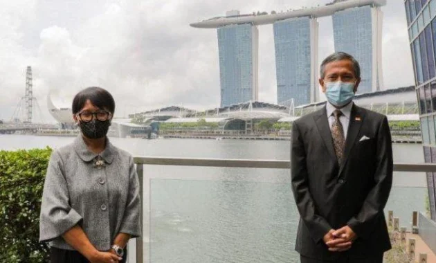 Menlu Singapura Vivian Balakrishnan Kunjungi Jakarta, Bertemu Menlu Sugiono dan Pejabat Lainnya