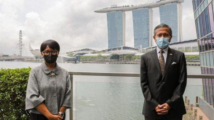 Menlu Singapura Vivian Balakrishnan Kunjungi Jakarta, Bertemu Menlu Sugiono dan Pejabat Lainnya