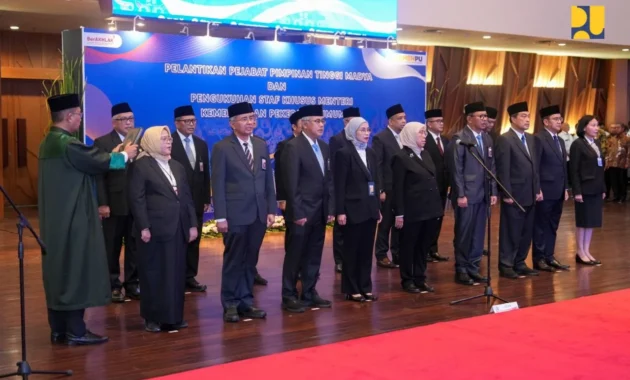 Menteri Dody Lantik 7 Pejabat Eselon I Kementerian PU, Perkuat Kinerja dan Dukung Program Prioritas