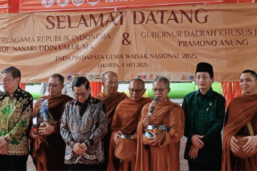 Meriahkan Gema Waisak 2570 Buddhist Era, Menag Nasaruddin Umar Tegaskan Pentingnya Cinta Kasih dalam Kehidupan Beragama