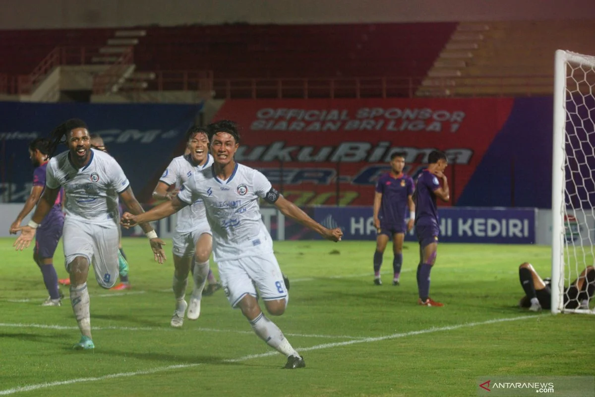 Minim Determinasi, Arema FC Tumbang dari Persik Kediri 2-3