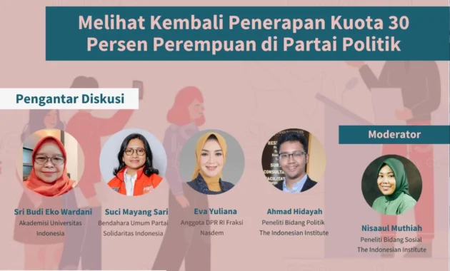 MK: Parpol Melanggar Kuota 30 Persen Keterwakilan Perempuan Bakal Didiskualifikasi MK: Parpol Melanggar Kuota 30 Persen Keterwakilan Perempuan Bakal Didiskualifikasi
