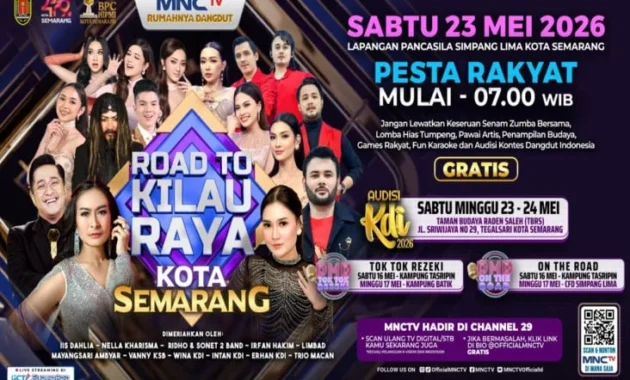 MNCTV Hadir Lebih Dekat Lewat Road To Kilau Raya Kota Semarang MNCTV Hadir Lebih Dekat Lewat Road To Kilau Raya Kota Semarang