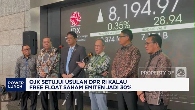 OJK: Porsi Free Float Sampai 40% Siapkan Insentif Pajak bagi Emiten