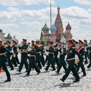 Parade Tahunan Hari Kemenangan Digelar di Moskow, Rusia