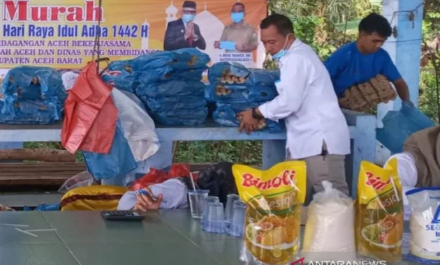 Pasar Murah Aceh Barat Sediakan Bahan Pokok Terjangkau Jelang Idul Adha