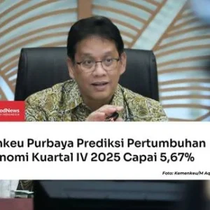 PDB Kuartal I 2026 Capai 5,61%: Menkeu Purbaya Puji Pertumbuhan Luar Biasa