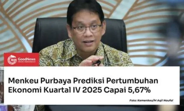 PDB Kuartal I 2026 Capai 5,61%: Menkeu Purbaya Puji Pertumbuhan Luar Biasa