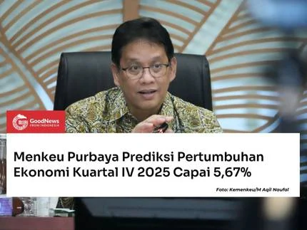 PDB Kuartal I 2026 Capai 5,61%: Menkeu Purbaya Puji Pertumbuhan Luar Biasa