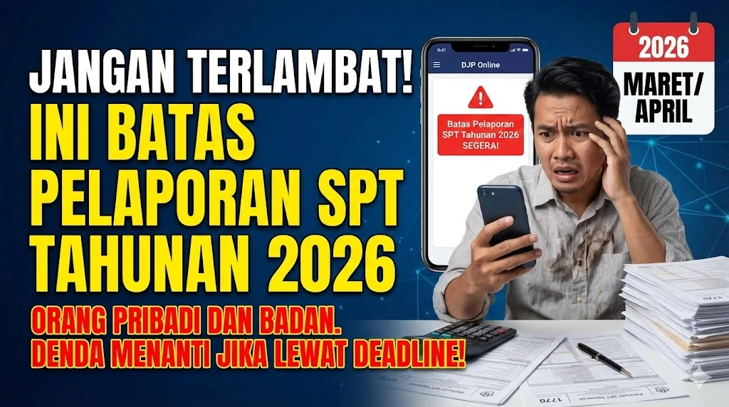 Pelaporan SPT Tahunan Capai 13,06 Juta pada 30 April 2026, Batas Waktu WP Badan Diperpanjang