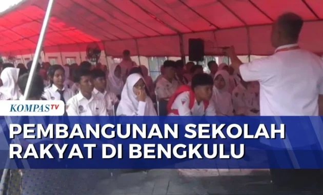 Pembangunan Sekolah Rakyat di Bengkulu Lampaui Target, Progres Kini Tembus 53 Persen