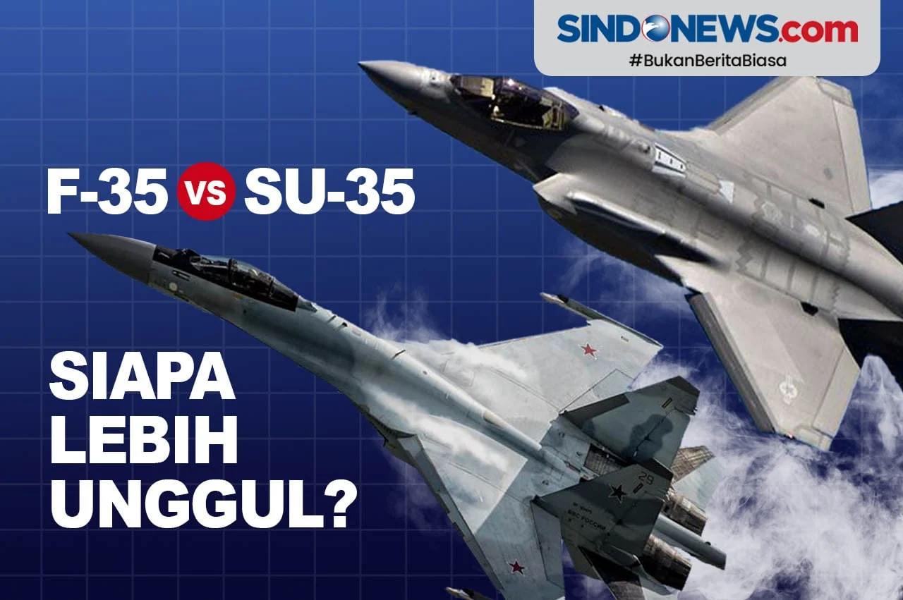 Pemburu Siluman vs Petarung Udara, Apa yang Terjadi Jika Su-35 Rusia Bertemu F-35 AS?