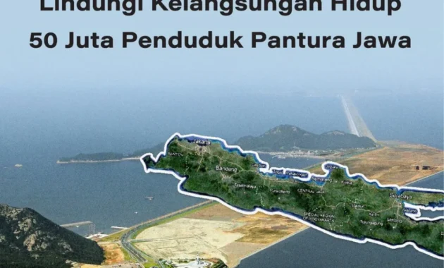 Pemerintah Kaji Pembangunan Giant Sea Wall untuk Lindungi Pantura Jawa Pemerintah Kaji Pembangunan Giant Sea Wall untuk Lindungi Pantura Jawa