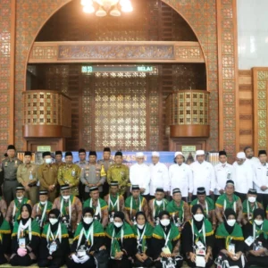 Pemkab Bogor Gelar Lepas Jamaah Calon Haji Pertama di Masjid Raya Pakansari