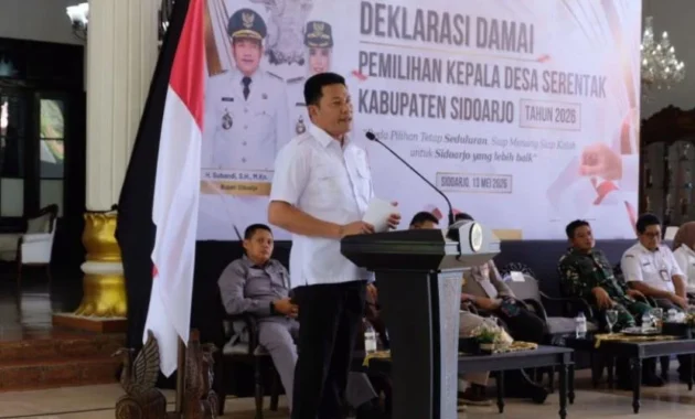 Pemkab Sidoarjo Gelar Deklarasi Damai Jelang Pilkades Serentak 2026