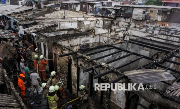 Penampakan Lokasi Kebakaran di Tambora Jakbar Hanguskan 27 Rumah Penampakan Lokasi Kebakaran di Tambora Jakbar Hanguskan 27 Rumah