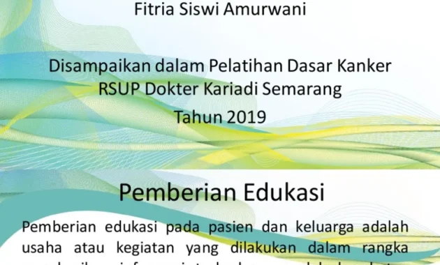 Pentingnya Edukasi untuk Meningkatkan Kepatuhan Berobat pada Pasien Kanker