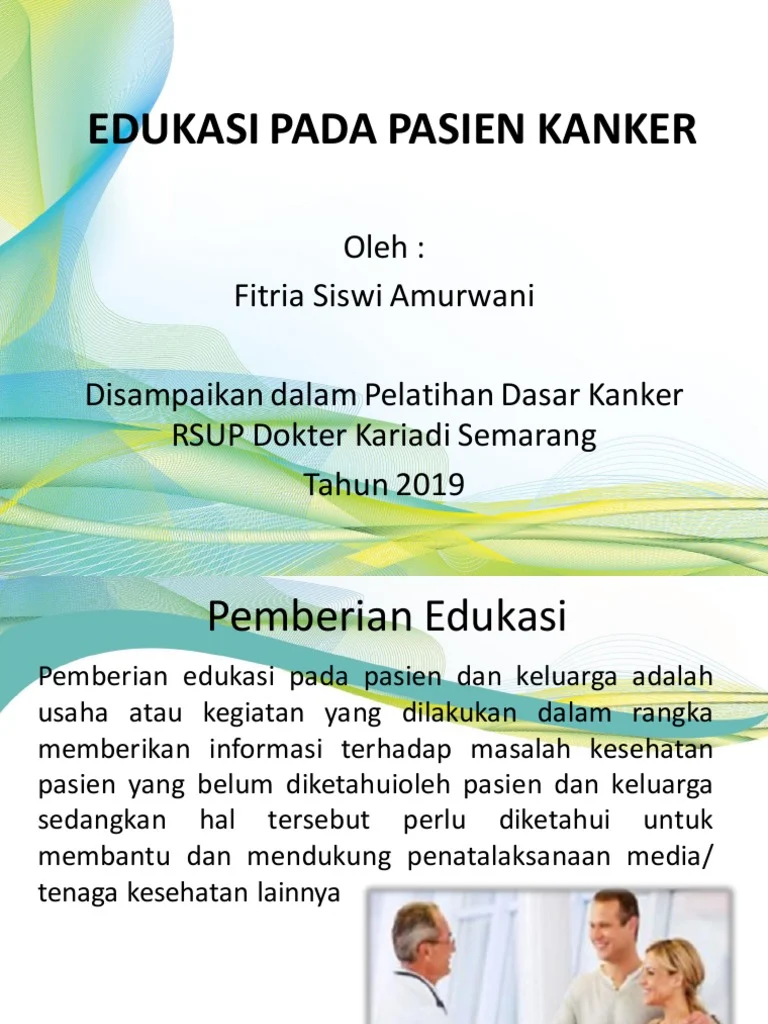 Pentingnya Edukasi untuk Meningkatkan Kepatuhan Berobat pada Pasien Kanker