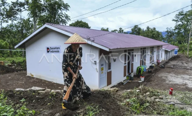 Penyintas Bencana di Aceh Barat Tempati 12 Unit Huntara