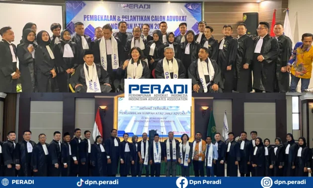 PERADI Profesional Resmi Dikukuhkan, Mengusung Standar Baru Profesi Advokat di Era Hukum Modern
