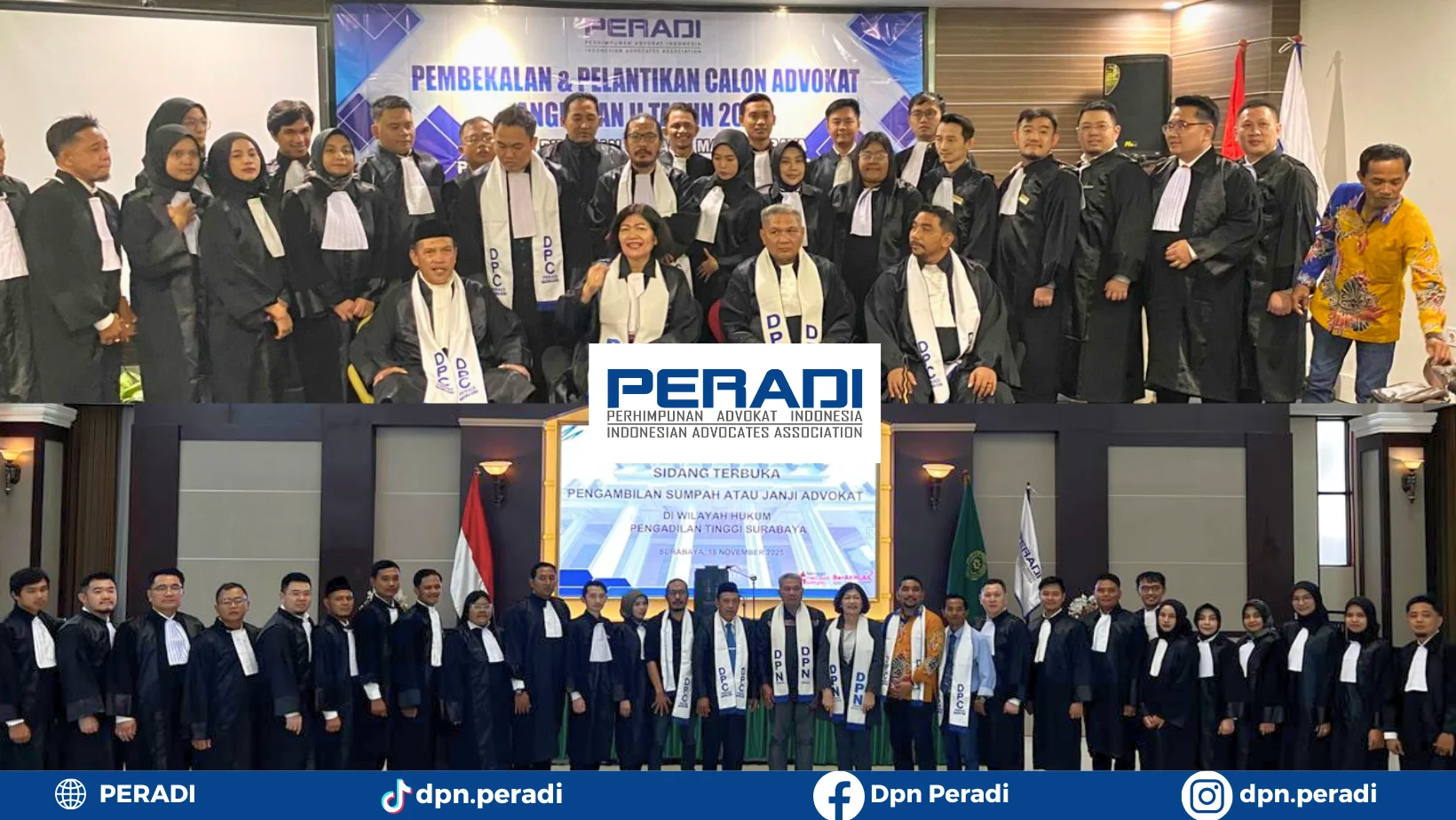 PERADI Profesional Resmi Dikukuhkan, Mengusung Standar Baru Profesi Advokat di Era Hukum Modern