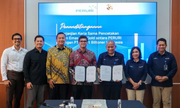 PERURI Cetak Koin Emas Fisik IDN Gold dengan Teknologi Invisible Ink