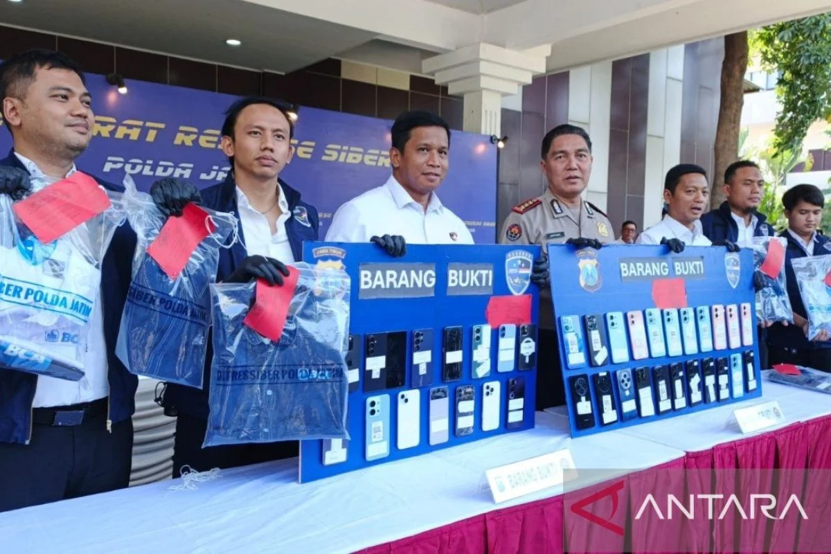 Polda Jatim Bongkar Jaringan Penipuan Penjualan Mobil Daring Nasional
