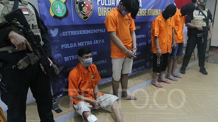Polda Metro Jaya Tangkap 4 Begal, Aksi Mereka Tercatat 190 Kali di Jakarta