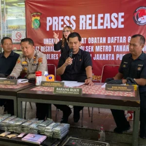 Polisi Bongkar Jaringan Peredaran Obat Keras di Tanah Abang, Tiga Pengedar Ditangkap