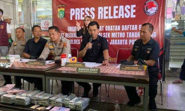 Polisi Bongkar Jaringan Peredaran Obat Keras di Tanah Abang, Tiga Pengedar Ditangkap