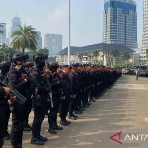 Polisi Kerahkan 3.225 Personel Gabungan untuk Jaga Demo di Jakarta Pusat