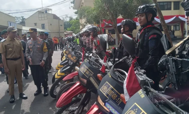 Polres Cianjur Tangguhkan 700 Personel untuk Antisipasi Kepadatan Arus pada Acara Nonton Bareng