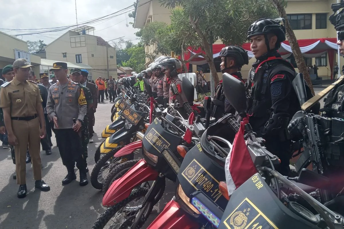 Polres Cianjur Tangguhkan 700 Personel untuk Antisipasi Kepadatan Arus pada Acara Nonton Bareng