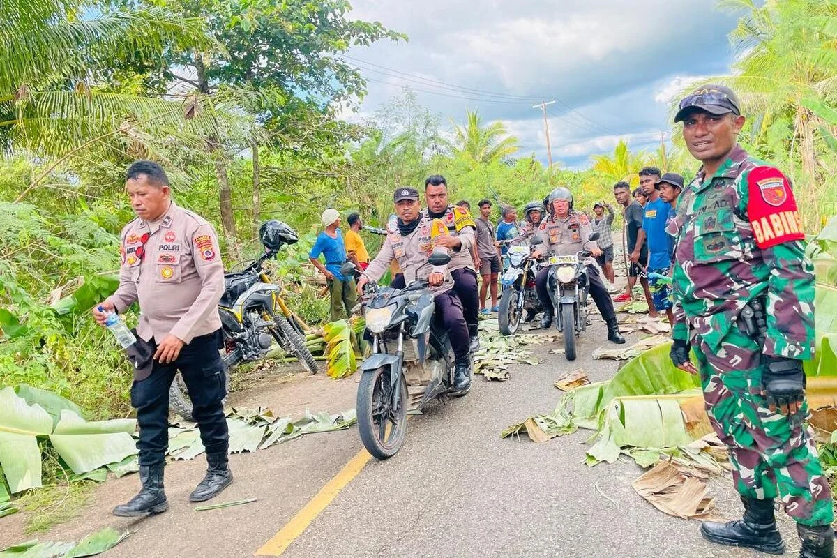 Polres Tanimbar Berhasil Redam Bentrokan Antar Desa di Kecamatan Kormomolin