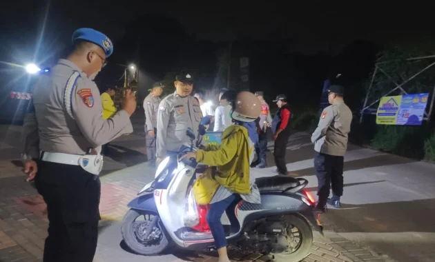 Polsek Jatinegara Amankan Motor Tanpa STNK saat Patroli Malam