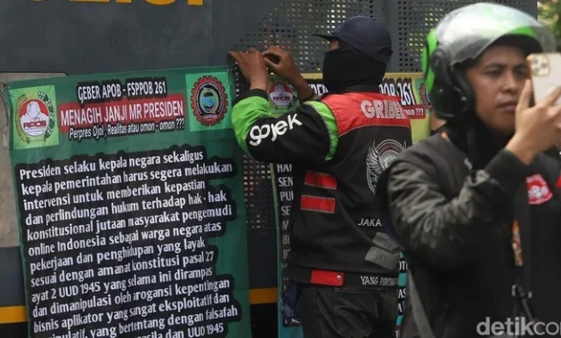 Prabowo Tandatangani Perpres Ojol, Potongan di Bawah 10 Persen, Minta Aplikator Ikuti Aturan